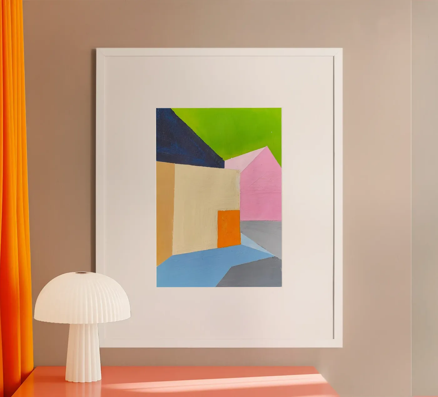 Huizen 02 poster van Nordlicht Atelier