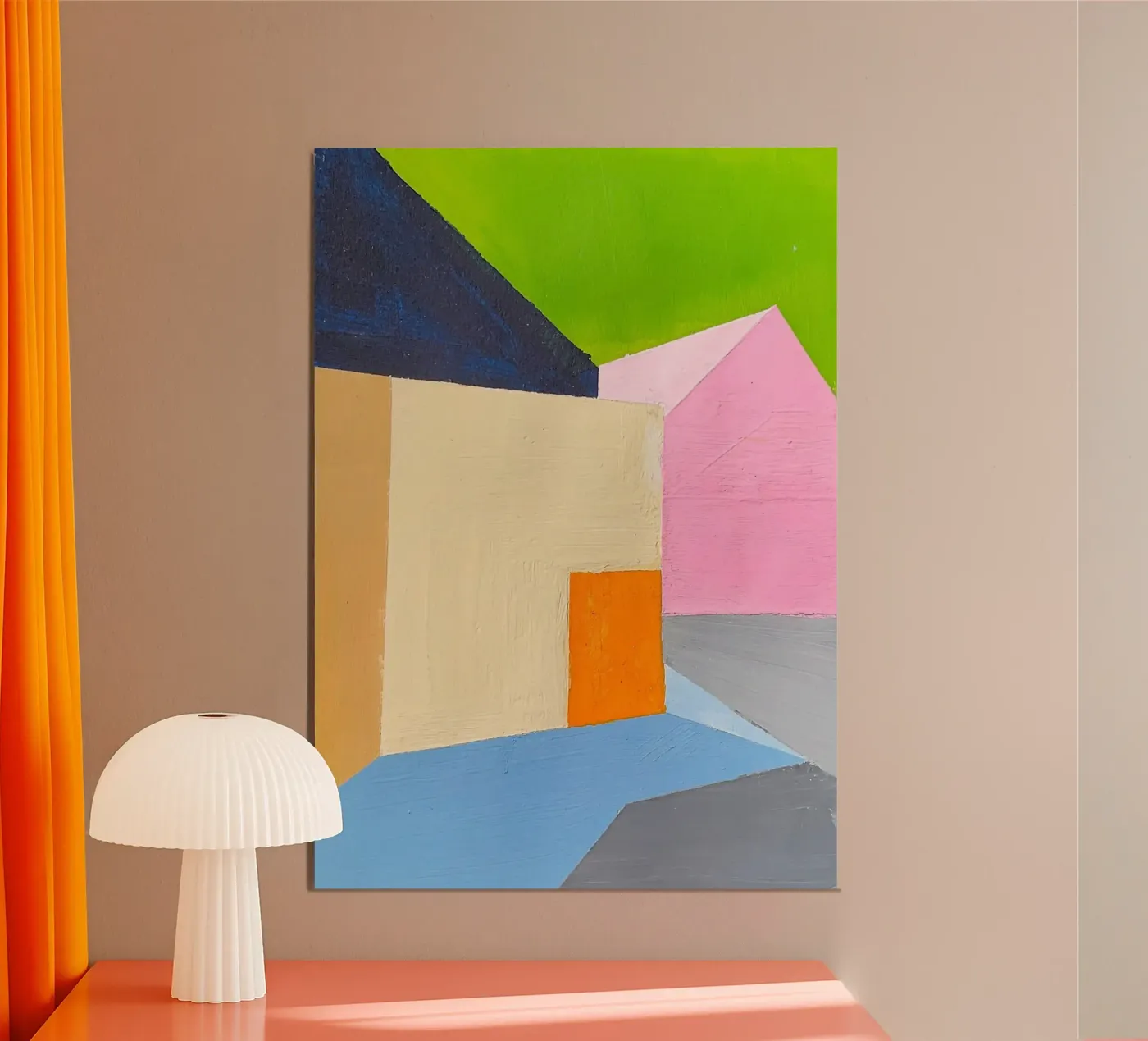 Huizen 02 poster van Nordlicht Atelier