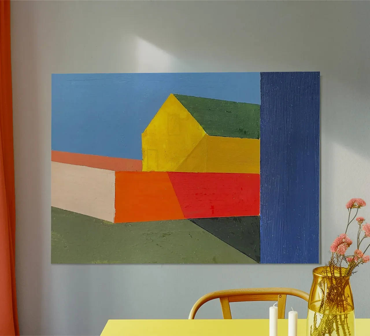 Huizen 04 poster van Nordlicht Atelier