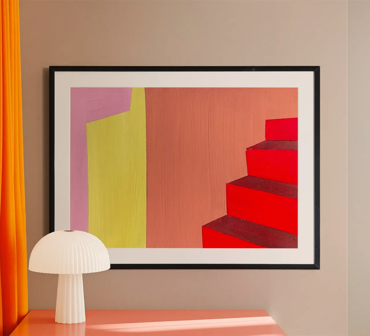 Huizen 05 poster van Nordlicht Atelier