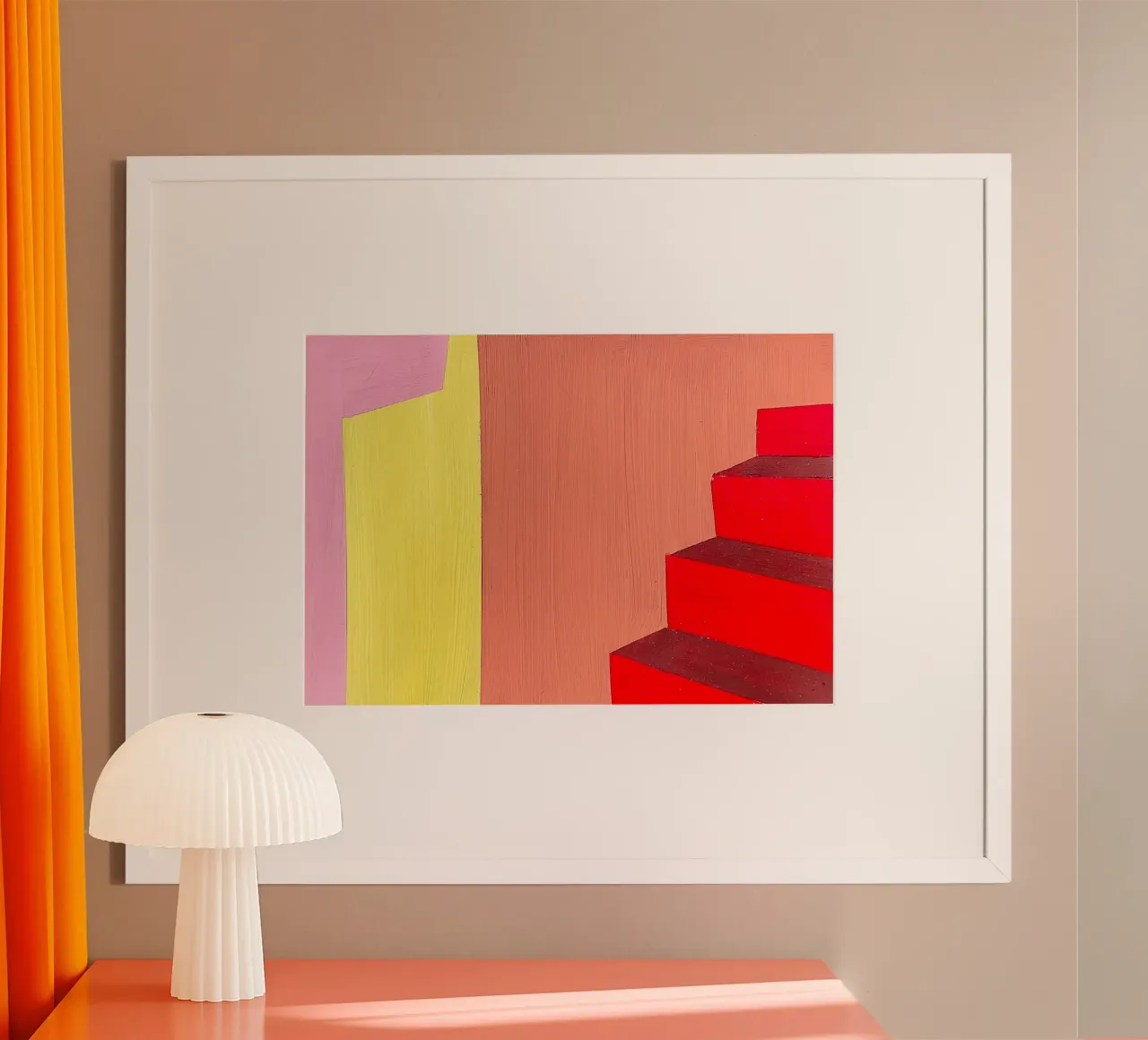 Huizen 05 poster van Nordlicht Atelier