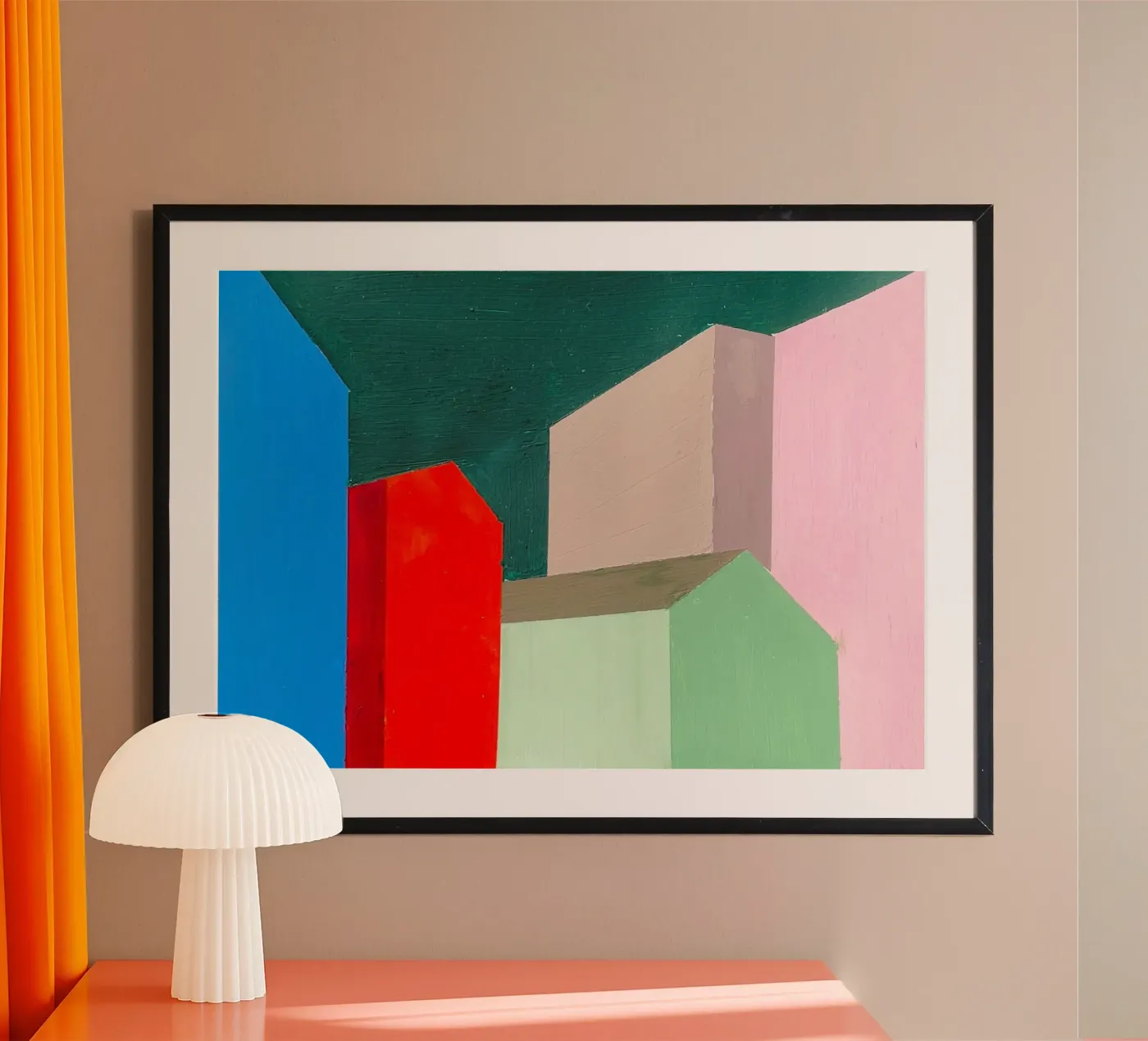 Houses 07 poster de Nordlicht Atelier