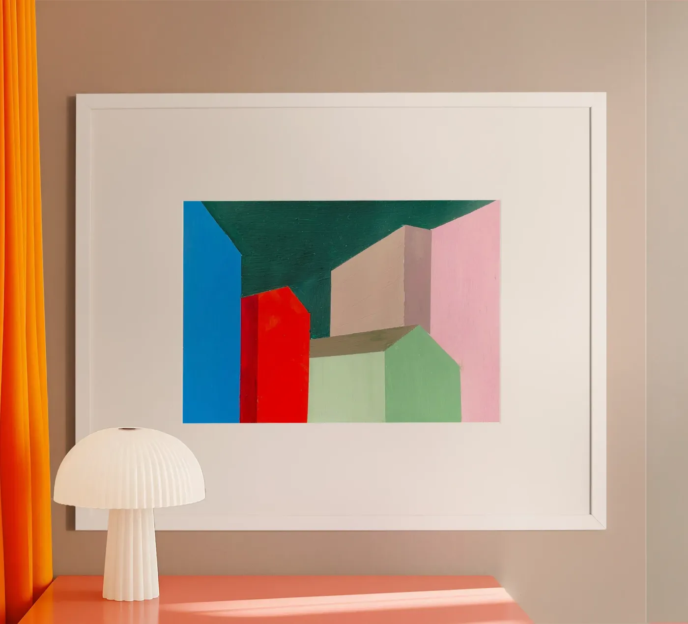 Houses 07 poster de Nordlicht Atelier