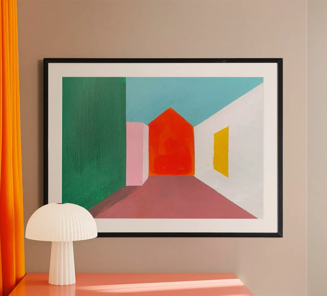 Houses 08 poster da Nordlicht Atelier