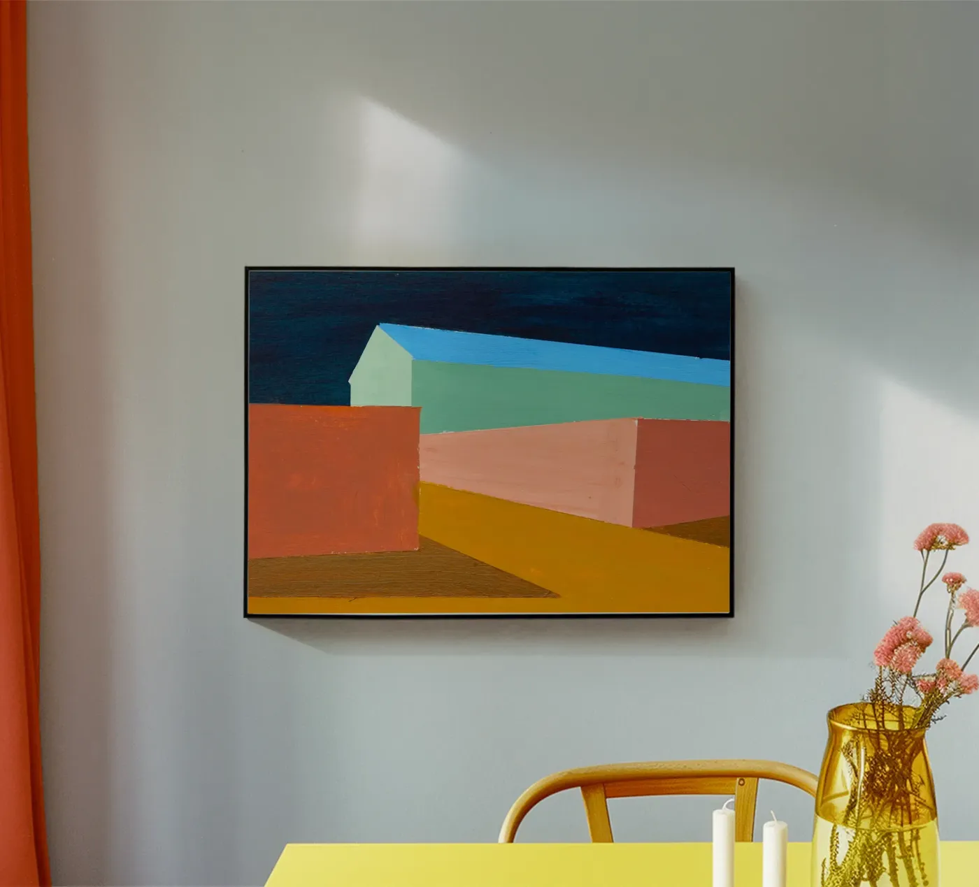 Houses 09 Acryl-Glas von Nordlicht Atelier