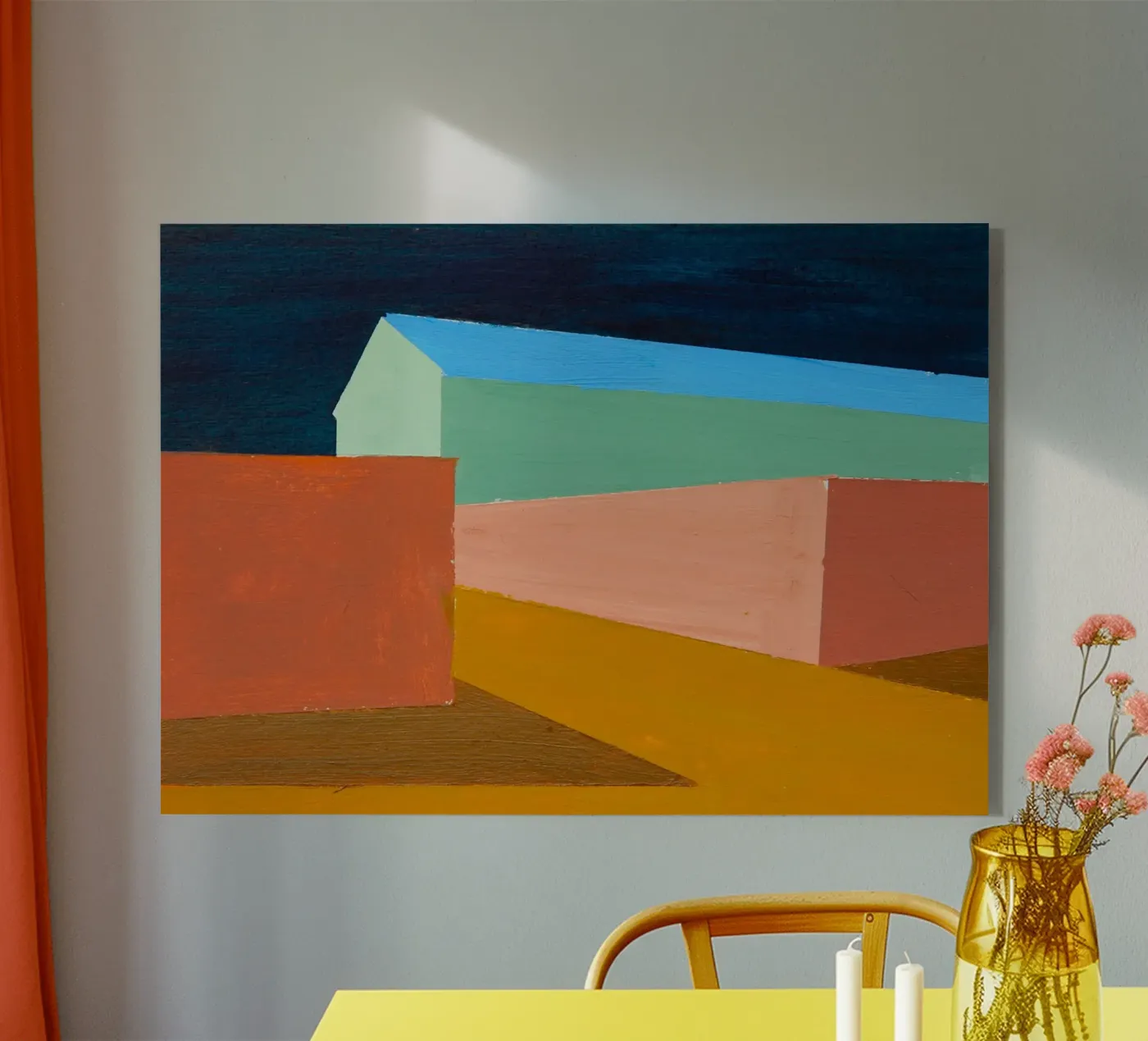 Houses 09 Acryl-Glas von Nordlicht Atelier