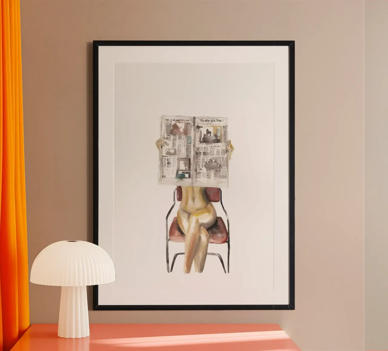 Married to the Mob poster con telaio in legno da Victoria Verbaan