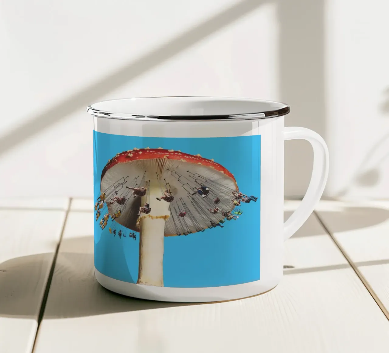 Carosello Amanita tazza in smalto da 360brain