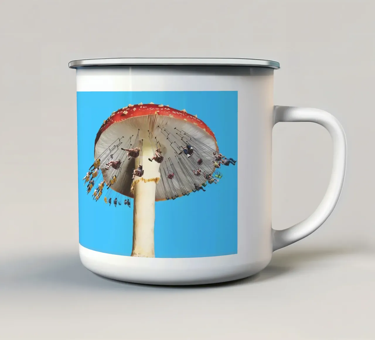 Carosello Amanita tazza in smalto da 360brain