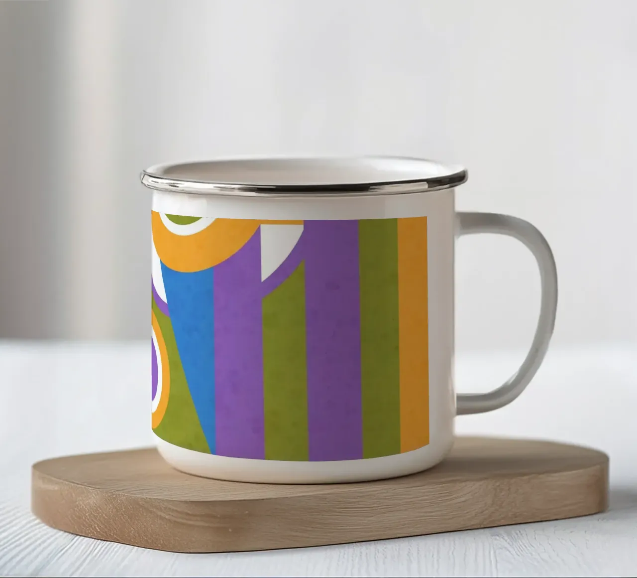 React emaille mok van shellybremmer