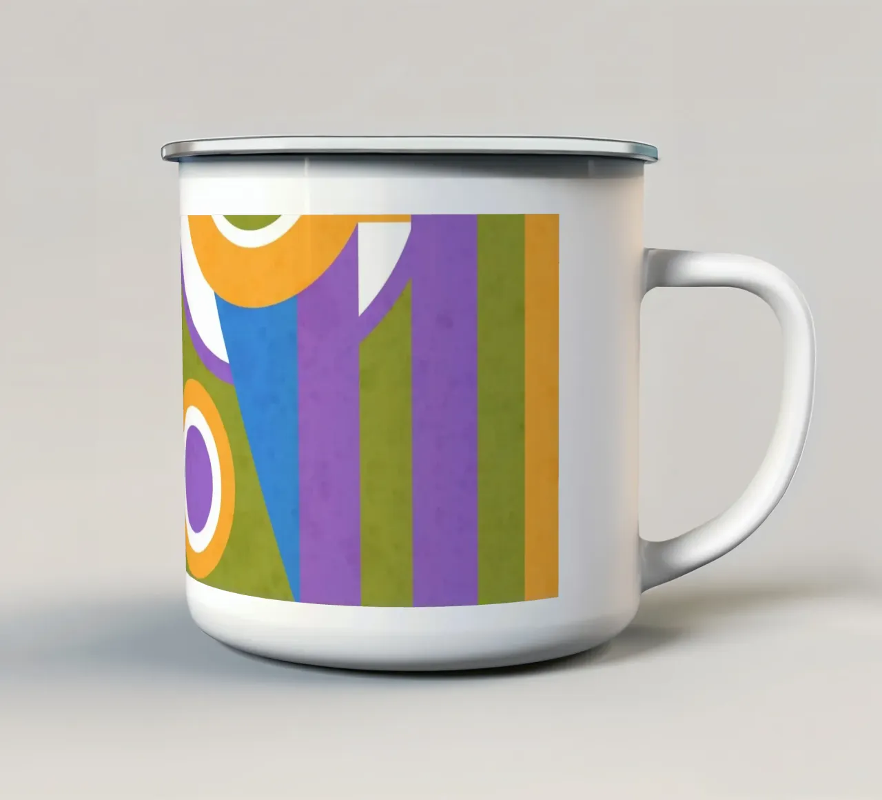 React emaille mok van shellybremmer