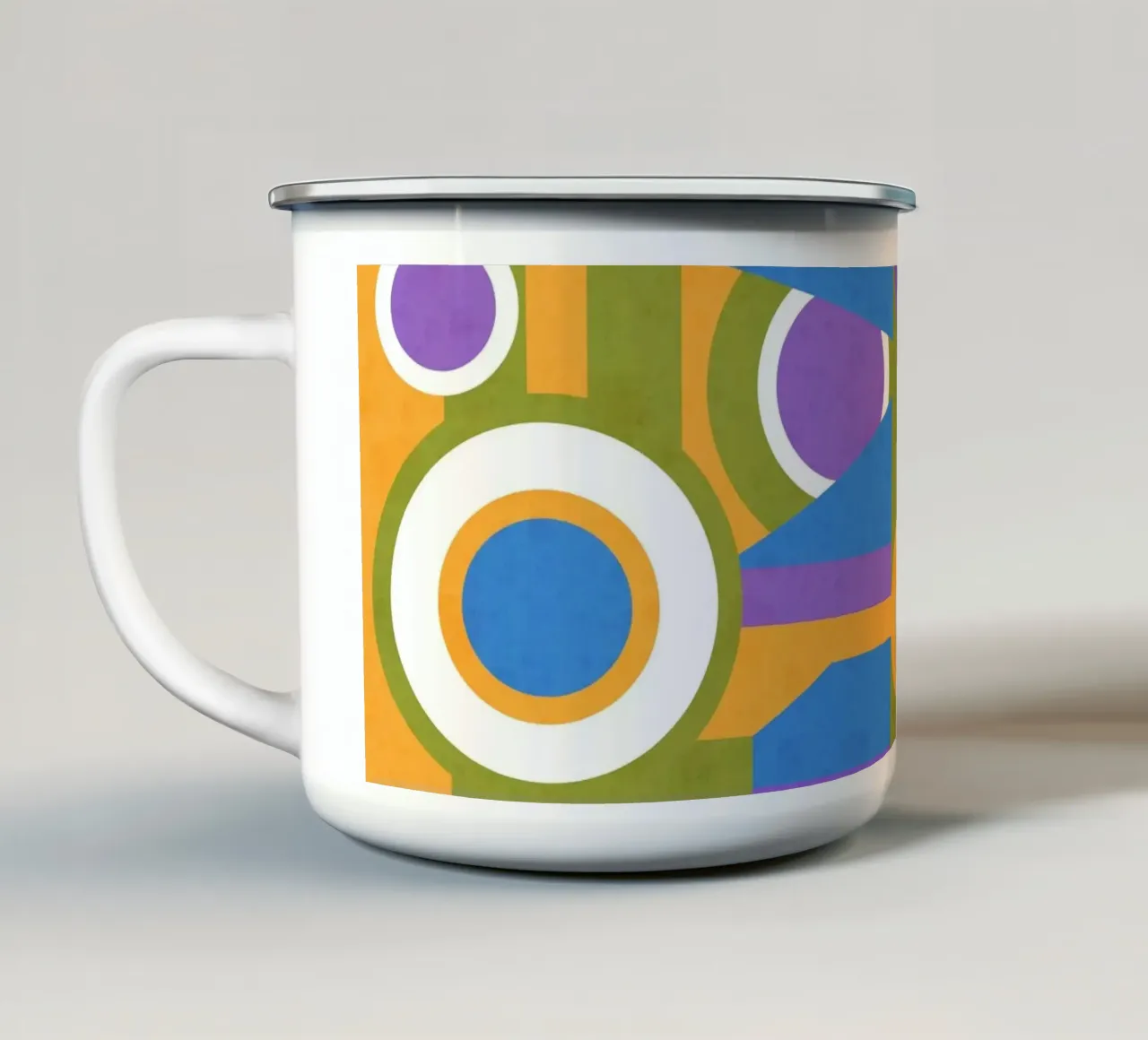 React emaille mok van shellybremmer