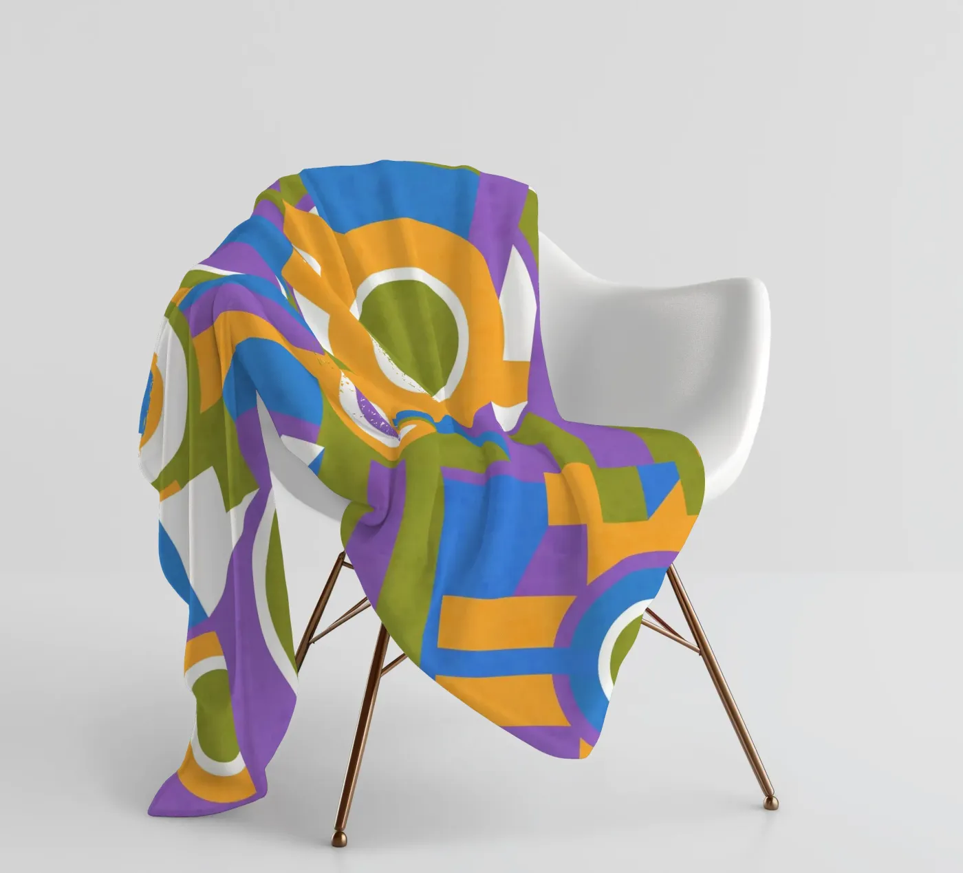 React plaid polaire de shellybremmer