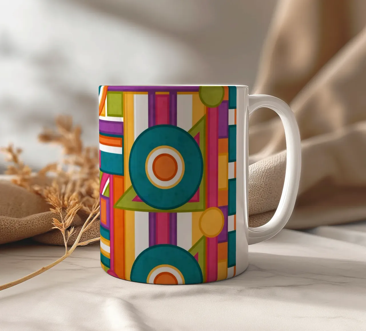 Five ceramic mug by shellybremmer