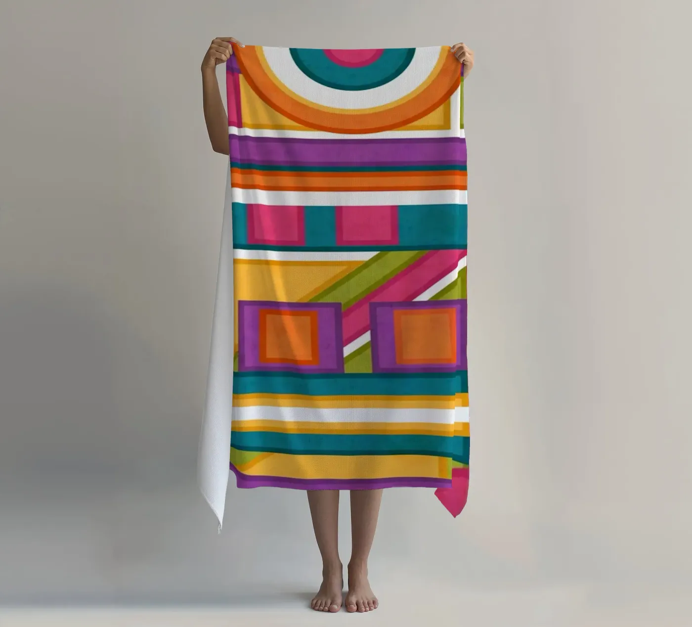 Five beach towel by shellybremmer