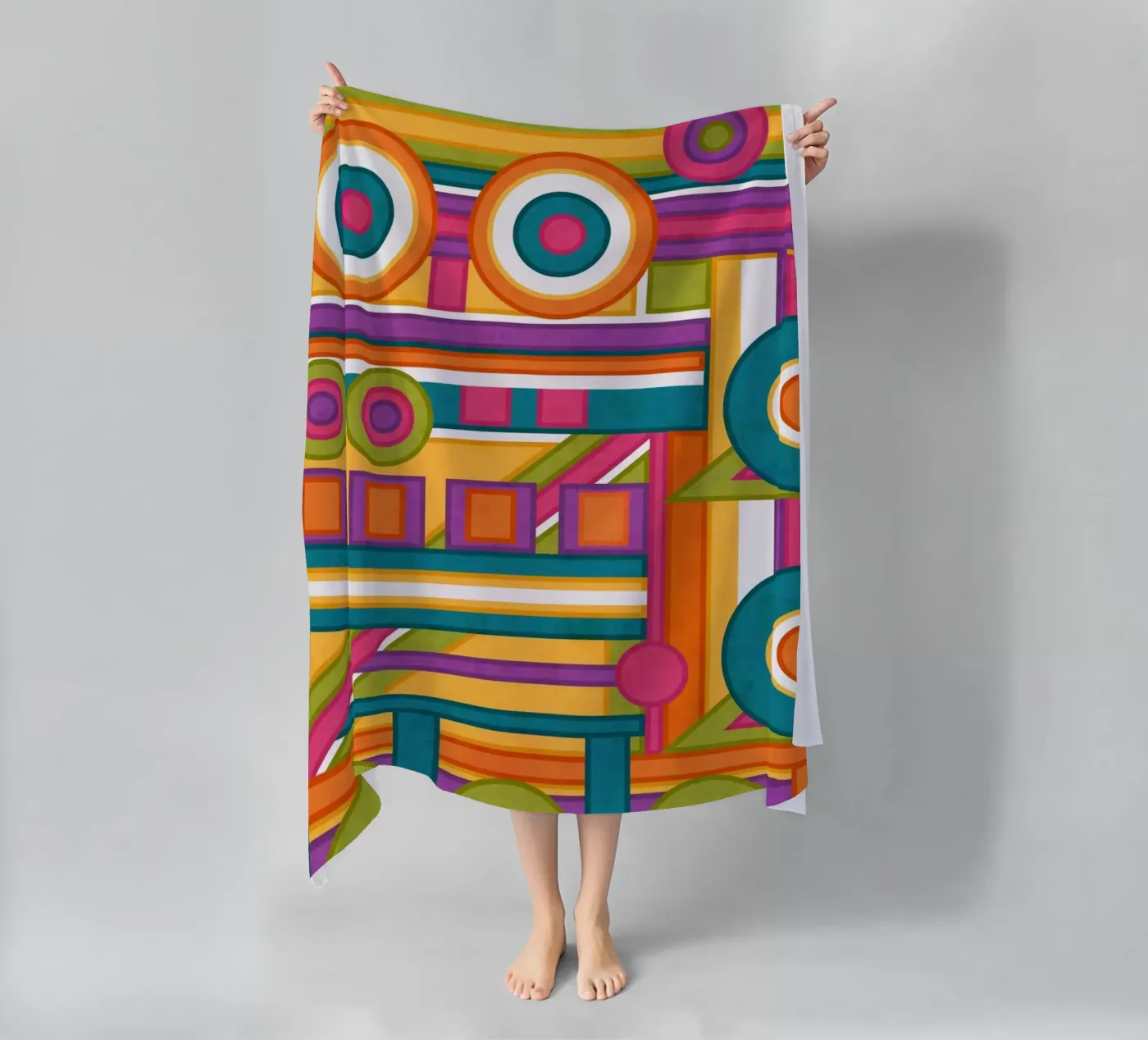 Five beach towel by shellybremmer