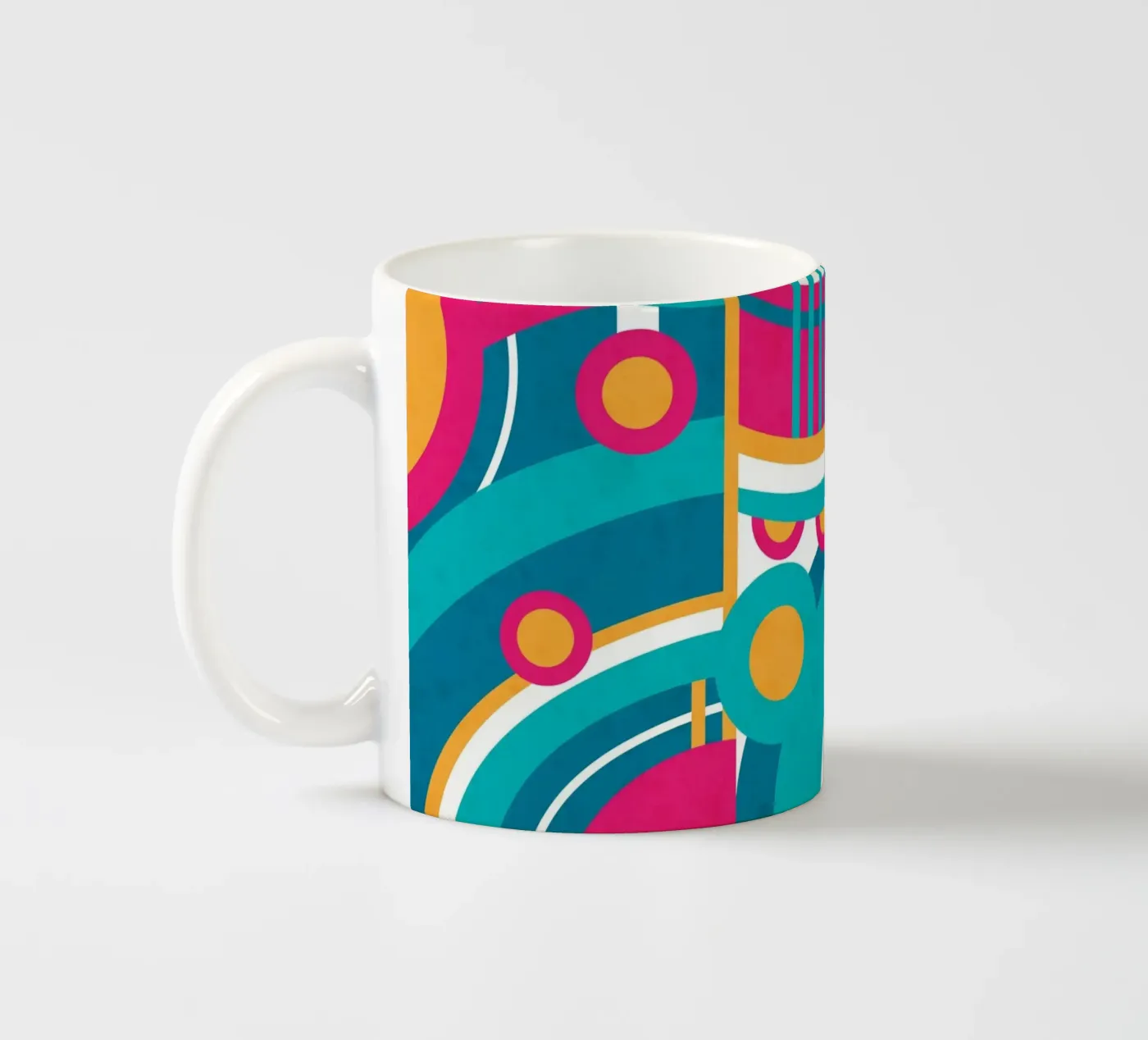 Rolling ceramic mug by shellybremmer