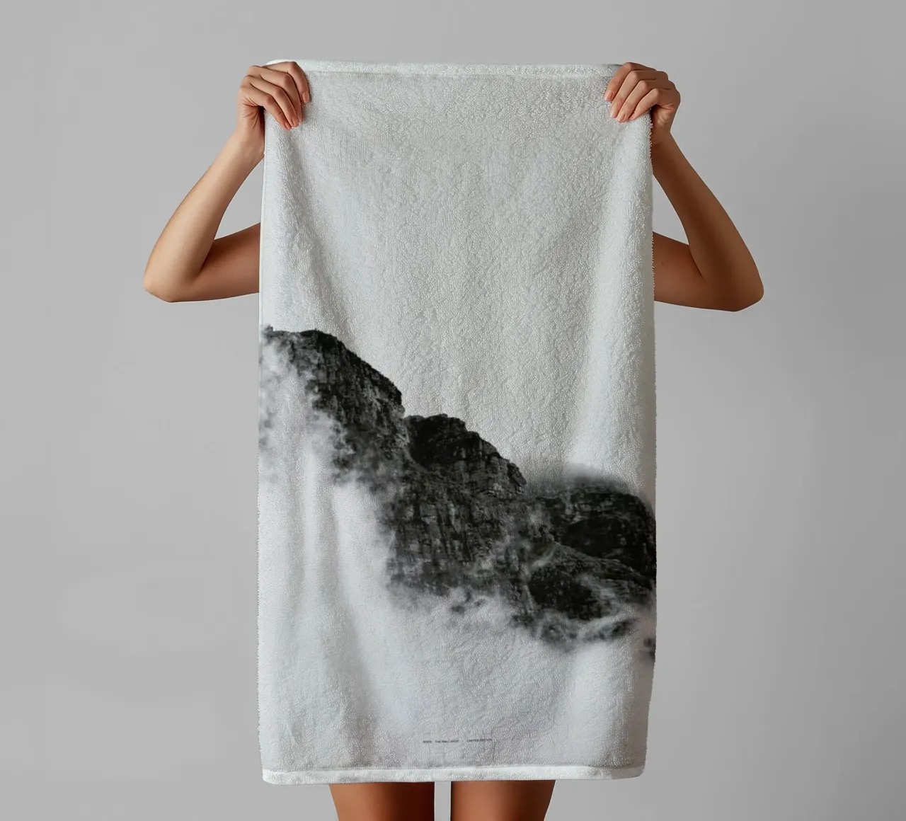 Mountain towel by The Wall Shop