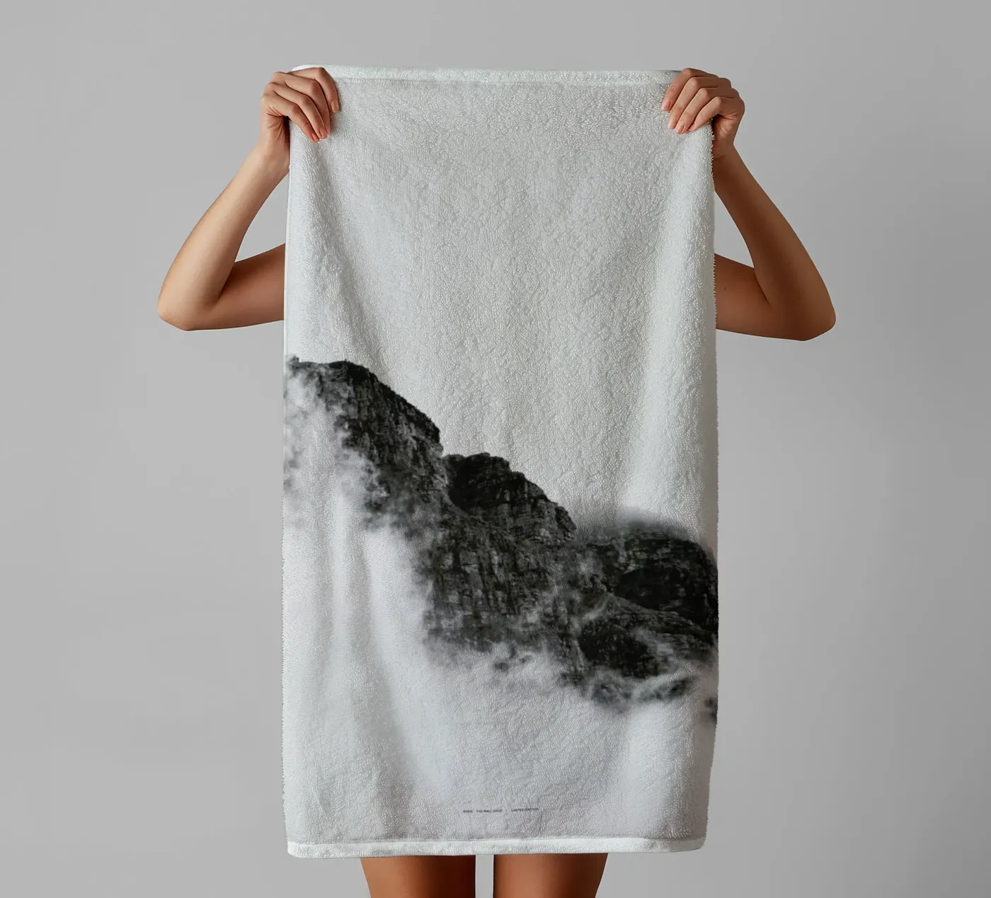 Mountain towel by The Wall Shop