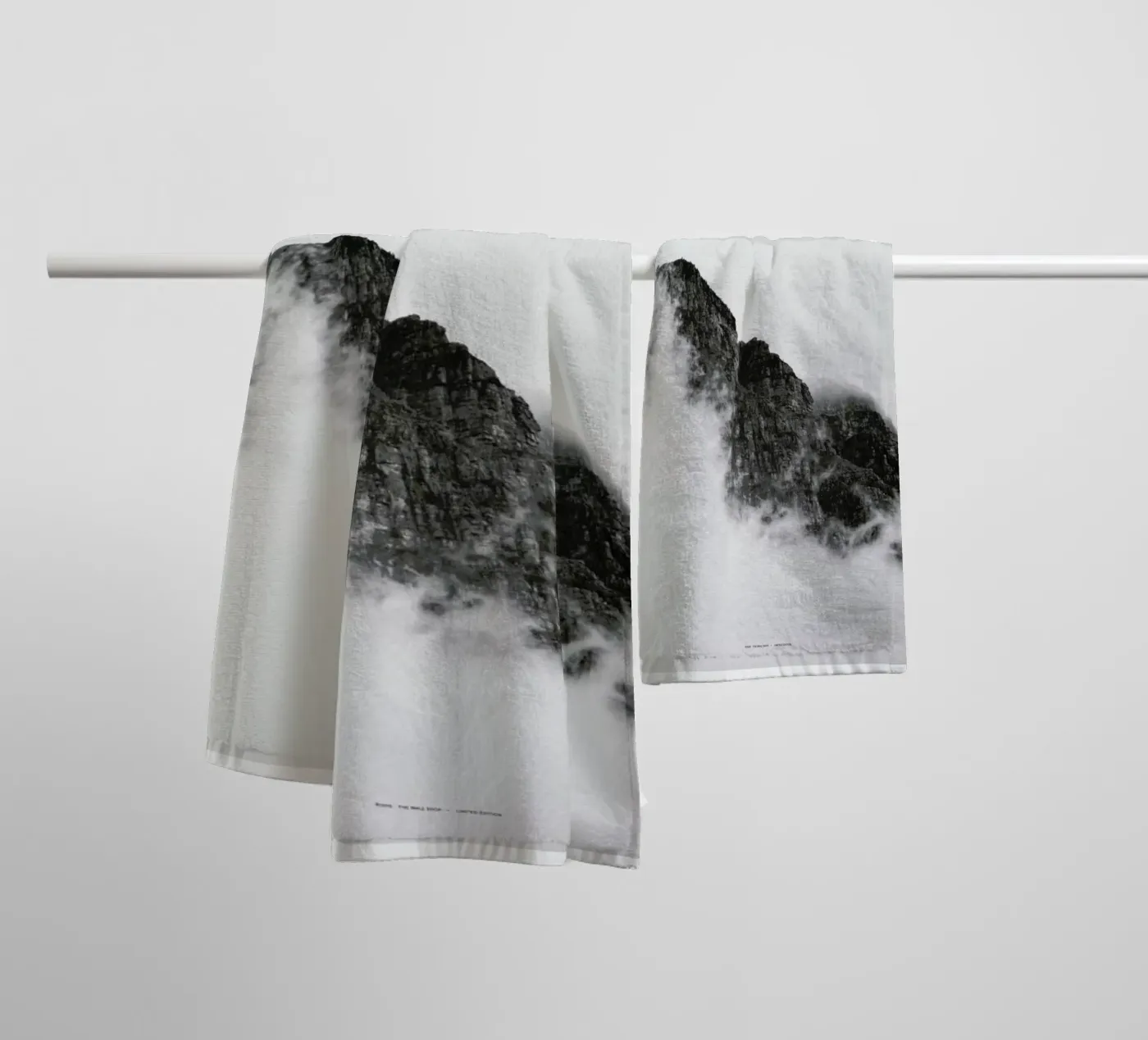 Mountain towel by The Wall Shop