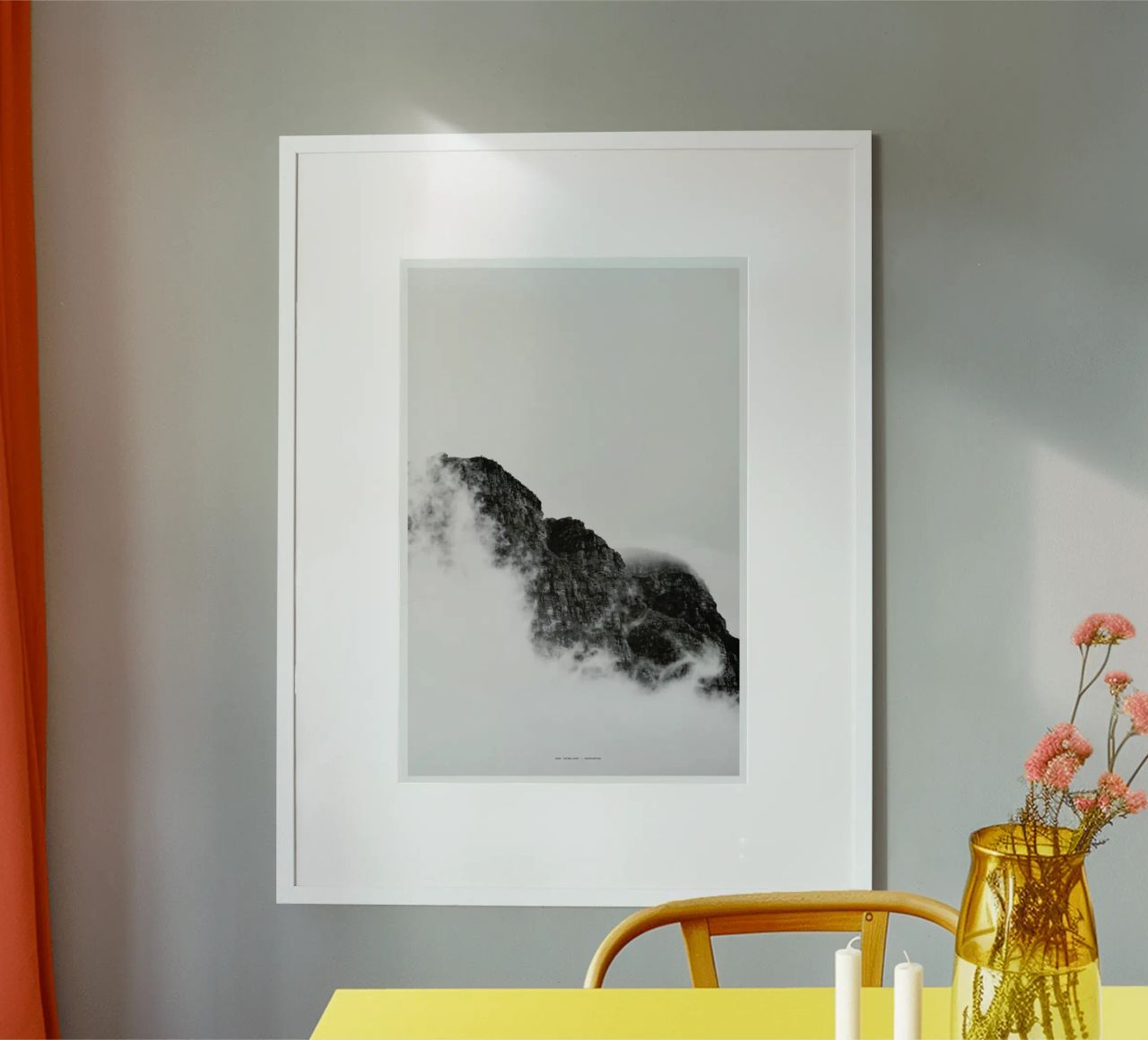 Mountain Poster von The Wall Shop