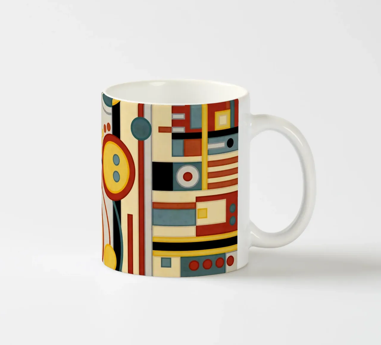 Orbit ceramic mug by shellybremmer