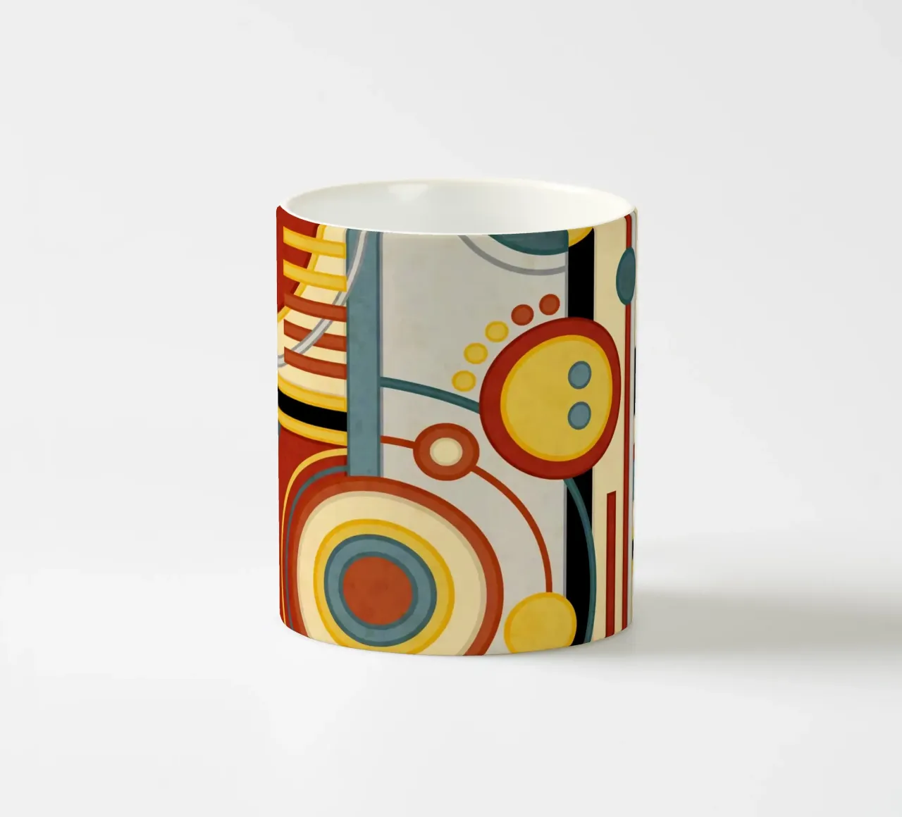 Orbit ceramic mug by shellybremmer
