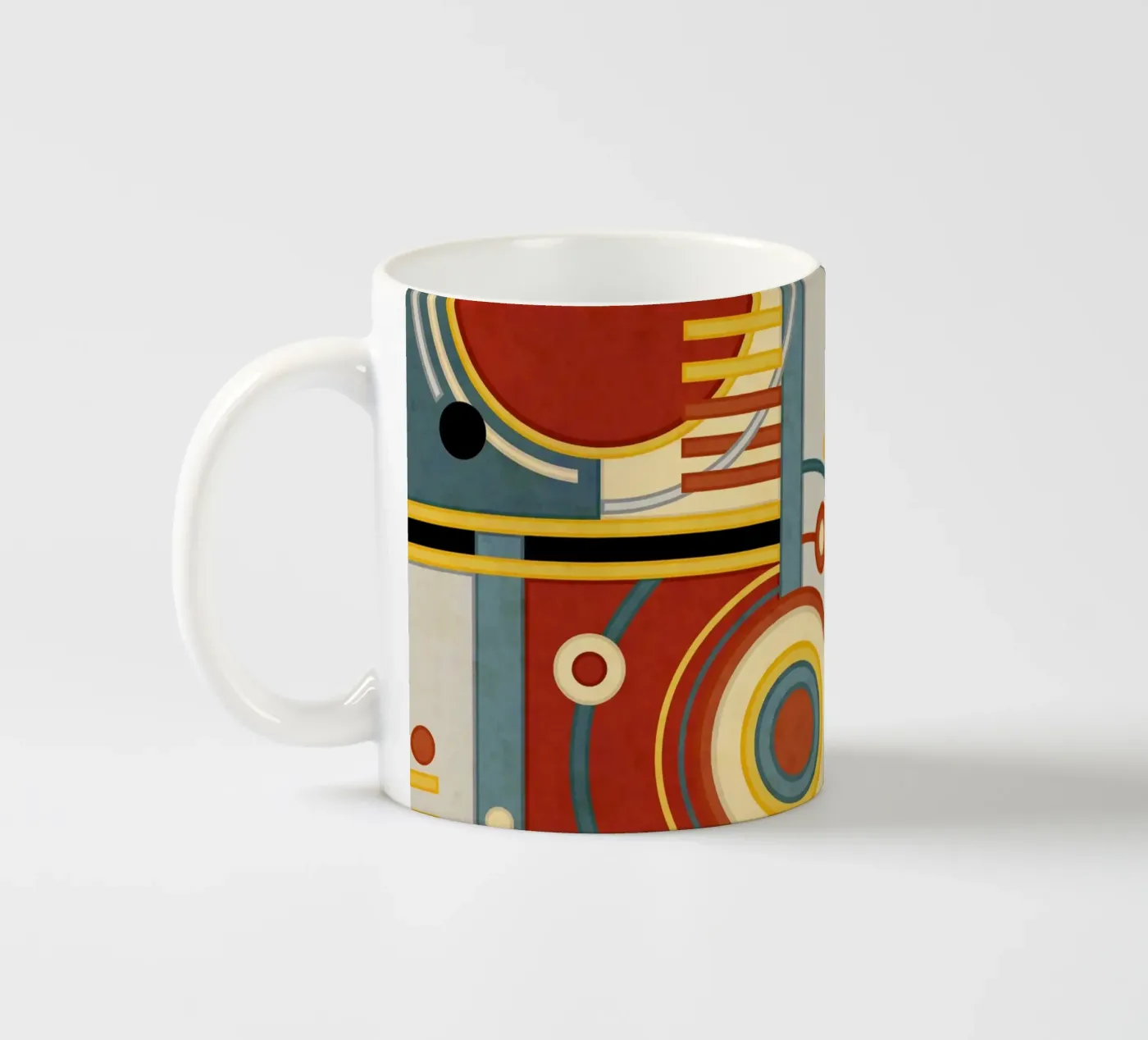 Orbit ceramic mug by shellybremmer