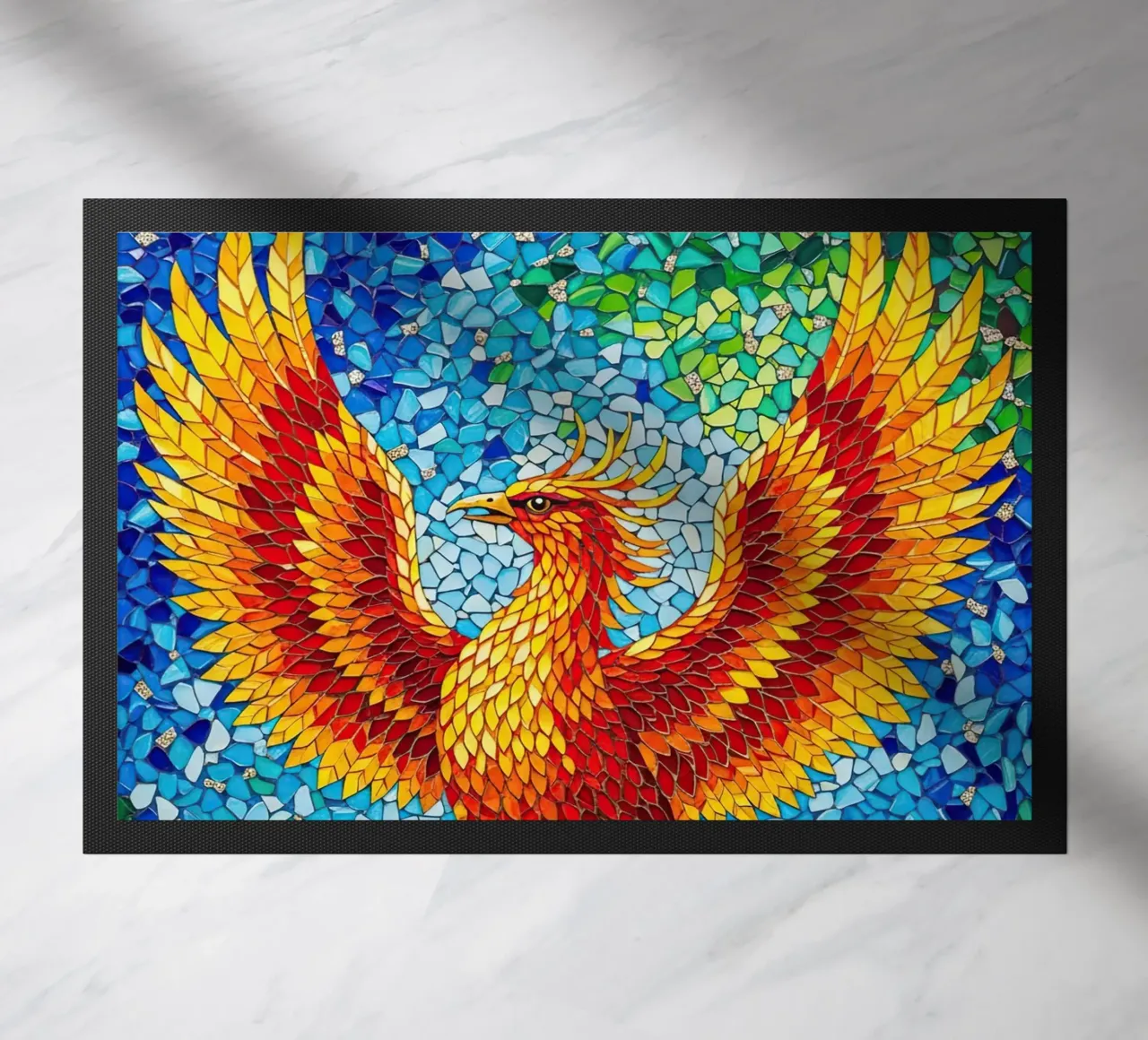 RISING PHOENIX deurmat van ArtPlane