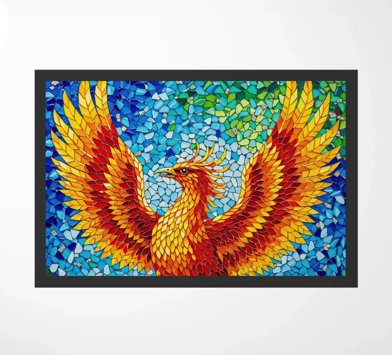 RISING PHOENIX deurmat van ArtPlane