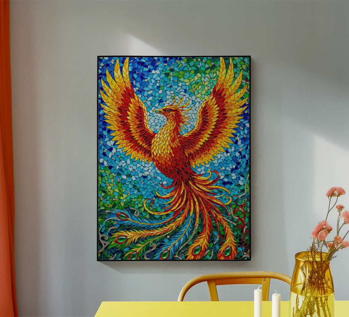RISING PHOENIX acrylic glass by ArtPlane