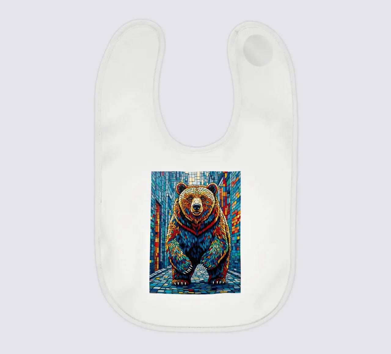 MIGHTY STRIDE baby bib by ArtPlane
