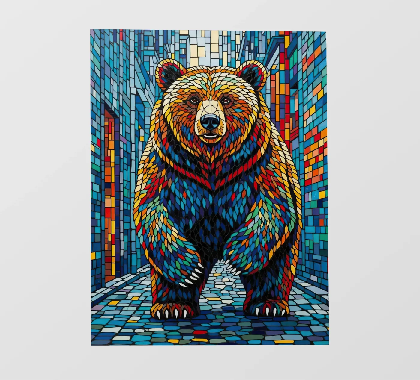 MIGHTY STRIDE fotobehang van ArtPlane