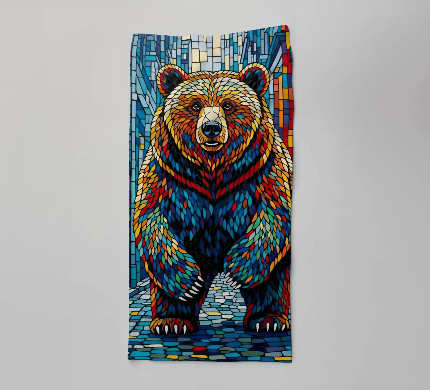 MIGHTY STRIDE towel by ArtPlane