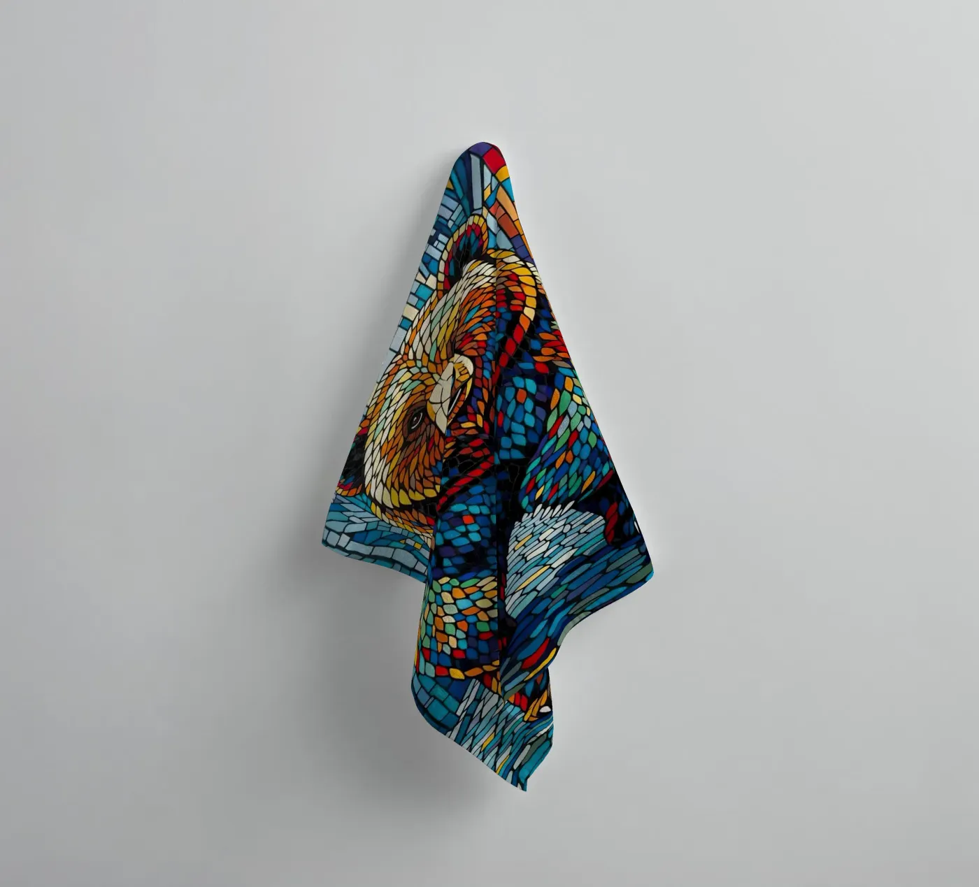 MIGHTY STRIDE towel by ArtPlane