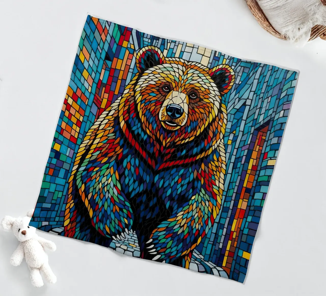 MÄCHTIGER SCHRITT Fleecedecke von ArtPlane