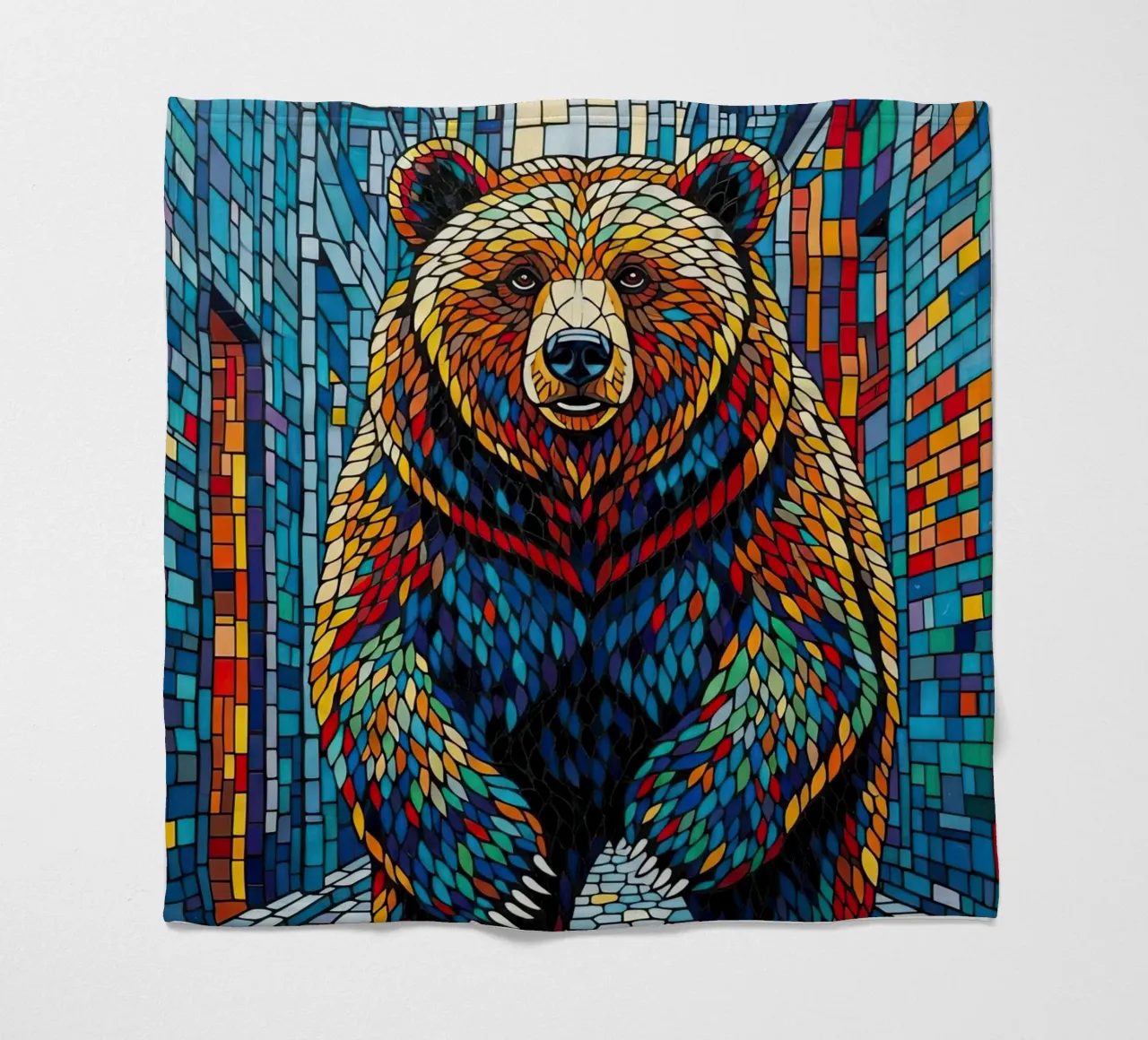 MÄCHTIGER SCHRITT Fleecedecke von ArtPlane