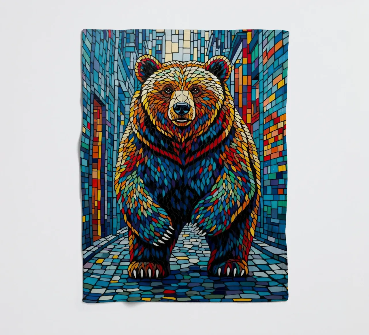 MÄCHTIGER SCHRITT Fleecedecke von ArtPlane