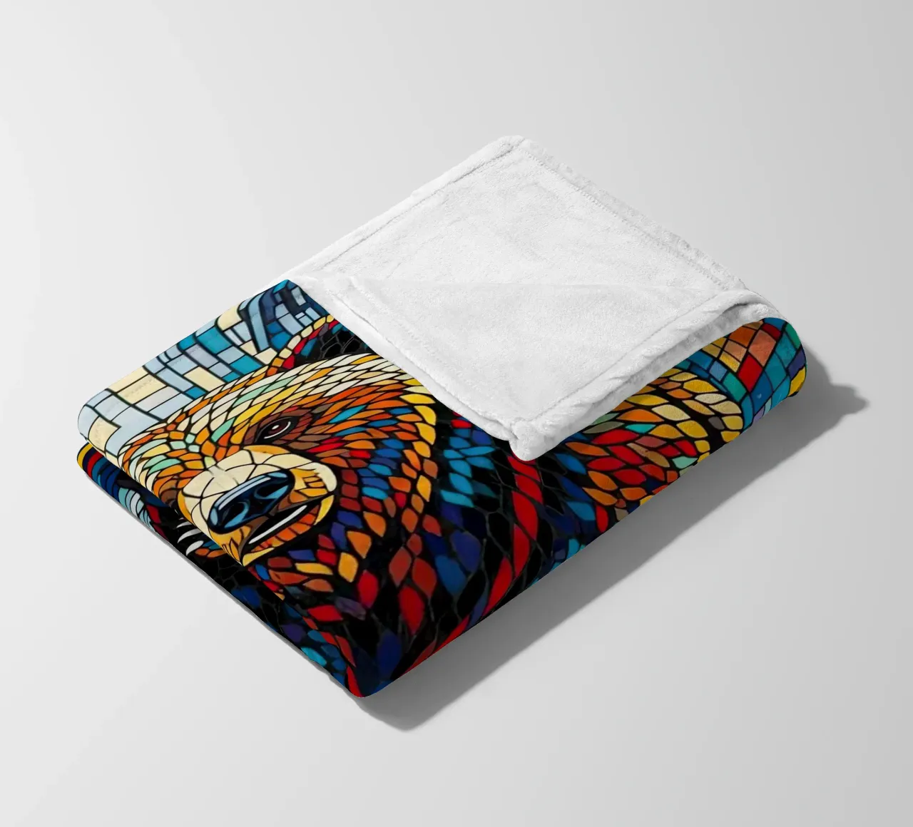 MÄCHTIGER SCHRITT Fleecedecke von ArtPlane