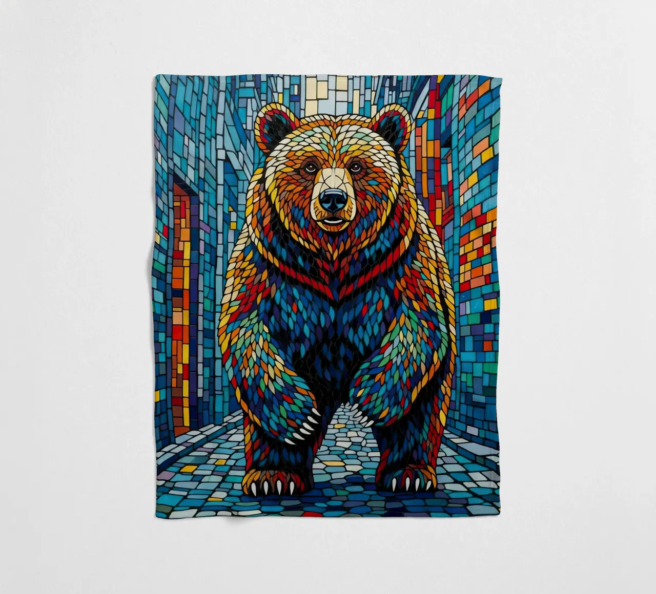 MÄCHTIGER SCHRITT Fleecedecke von ArtPlane