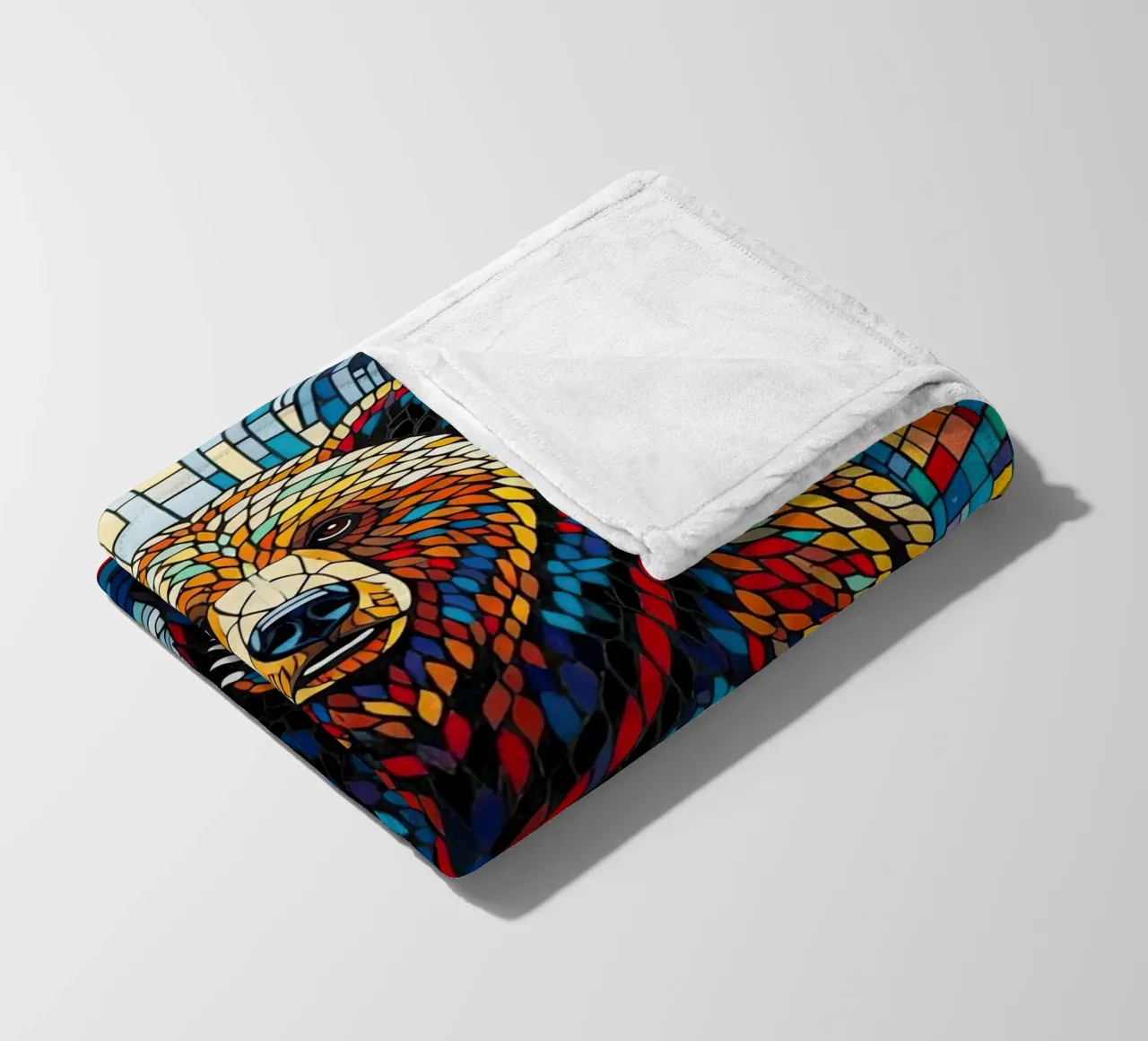 MÄCHTIGER SCHRITT Fleecedecke von ArtPlane