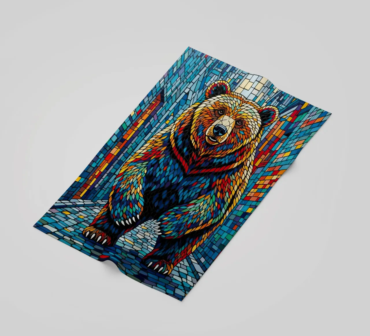 MIGHTY STRIDE beach towel by ArtPlane