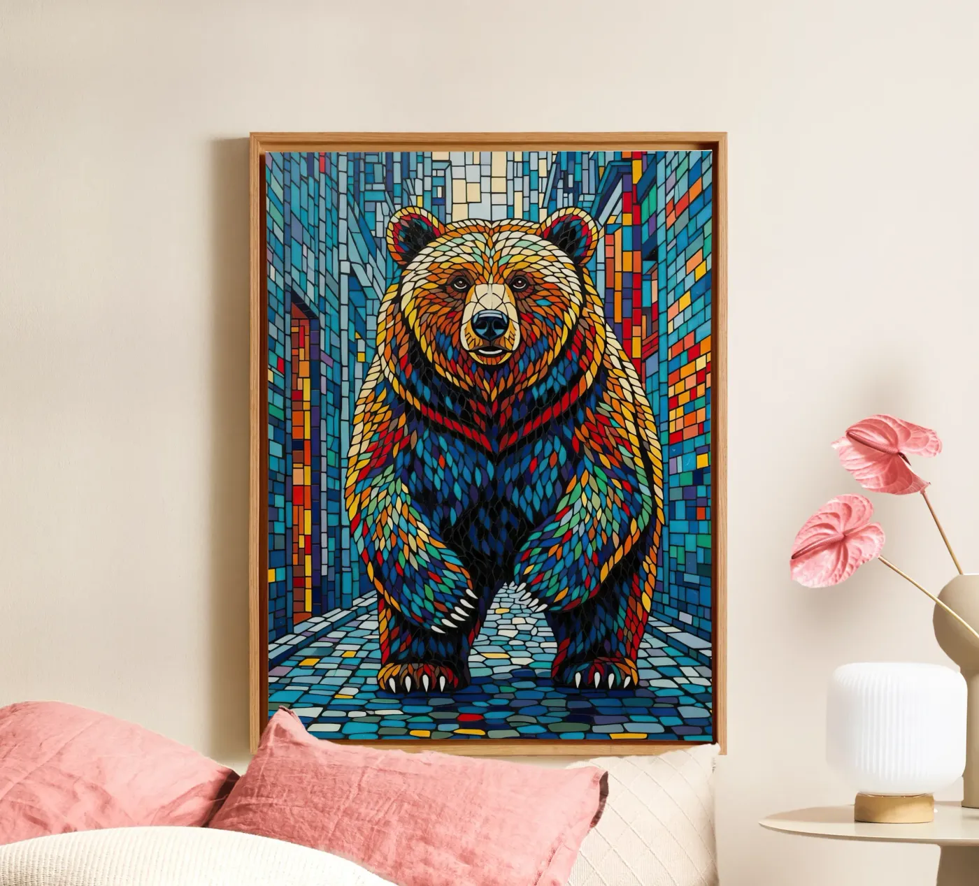 MIGHTY STRIDE canvas by ArtPlane