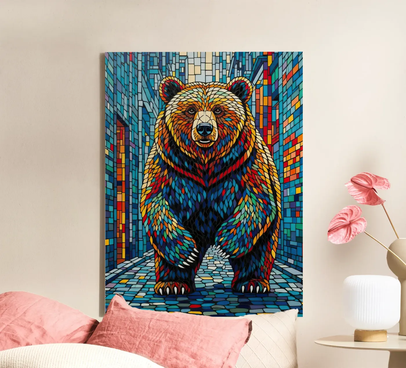 MIGHTY STRIDE canvas by ArtPlane