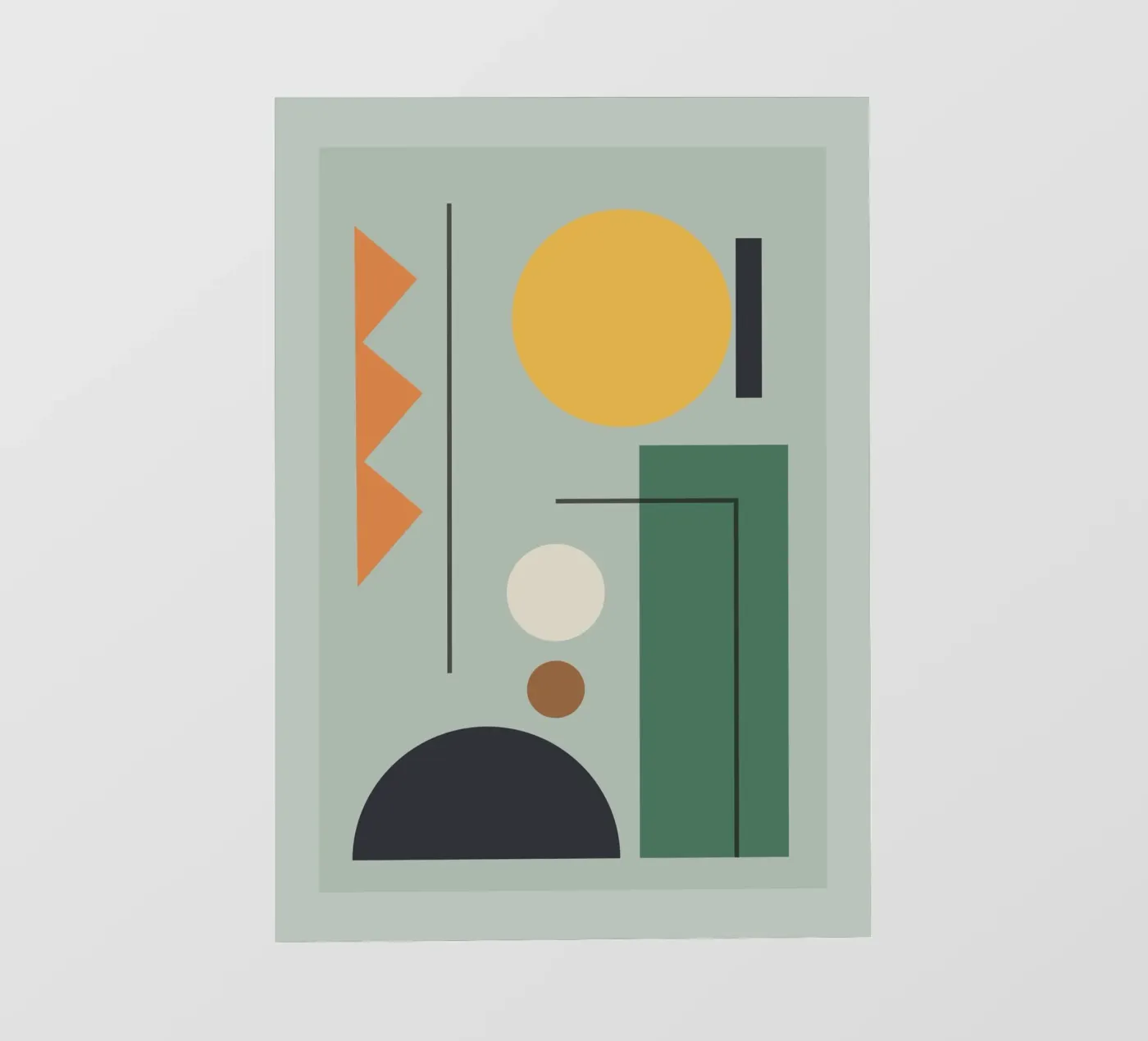 Modern Shape Composition pellicola backlit da Gaite