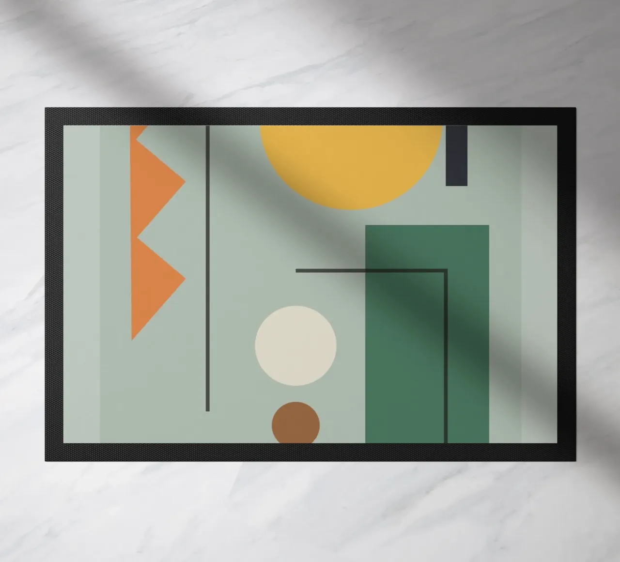 Modern Shape Composition doormat by Gaite