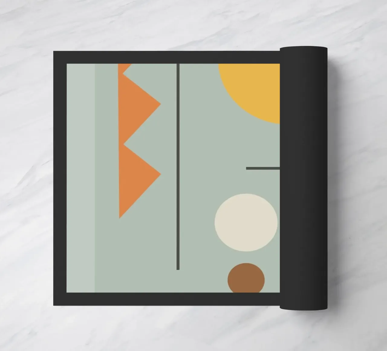 Modern Shape Composition doormat by Gaite