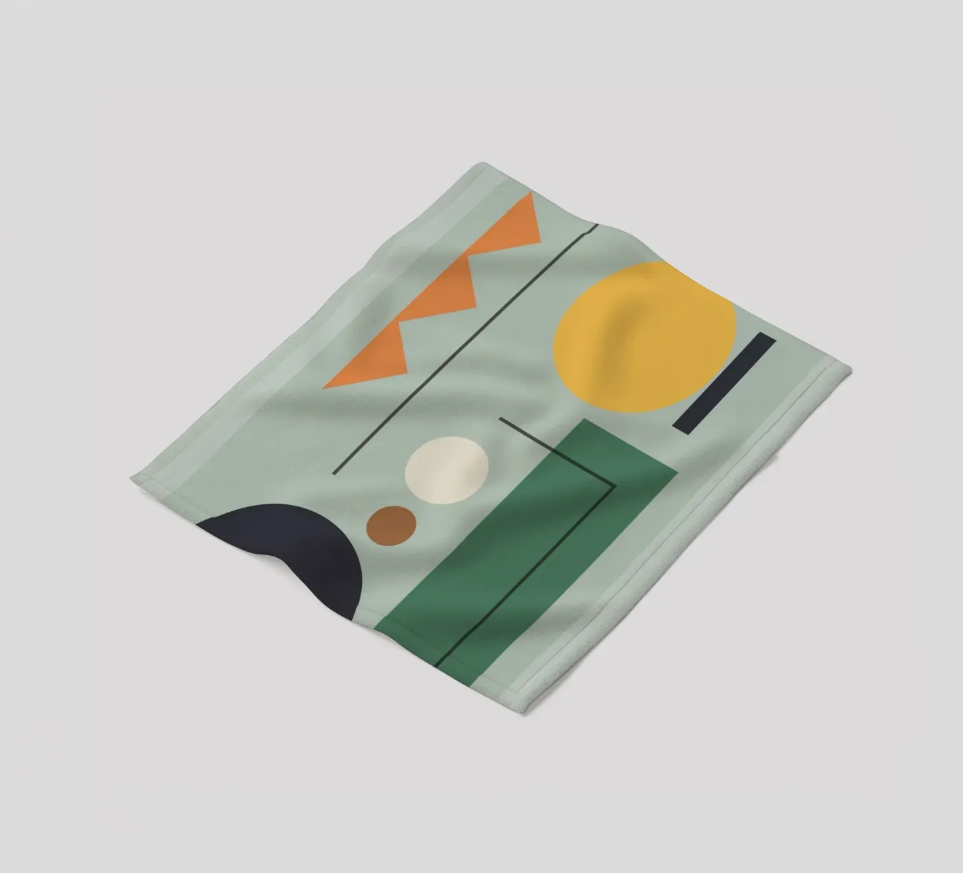 Modern Shape Composition plaid polaire de Gaite