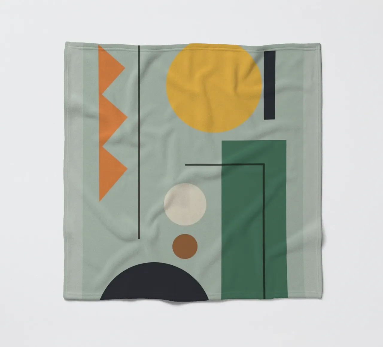 Modern Shape Composition Fleecedecke von Gaite