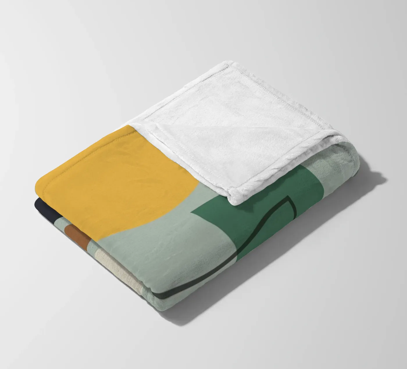 Modern Shape Composition plaid polaire de Gaite